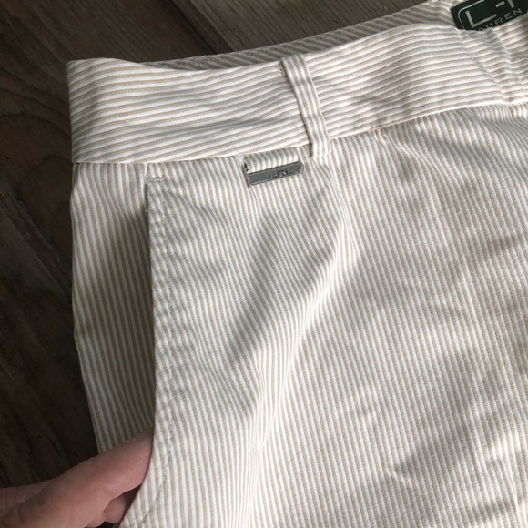 Ralph Lauren pinstriped shorts size 10 - Picture 4 of 6